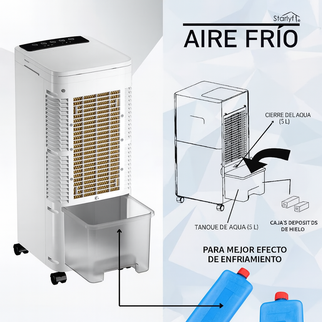 ❄️ Cold Air 3 en 1 – ¡Adiós Calor, Hola Confort! 🌬️