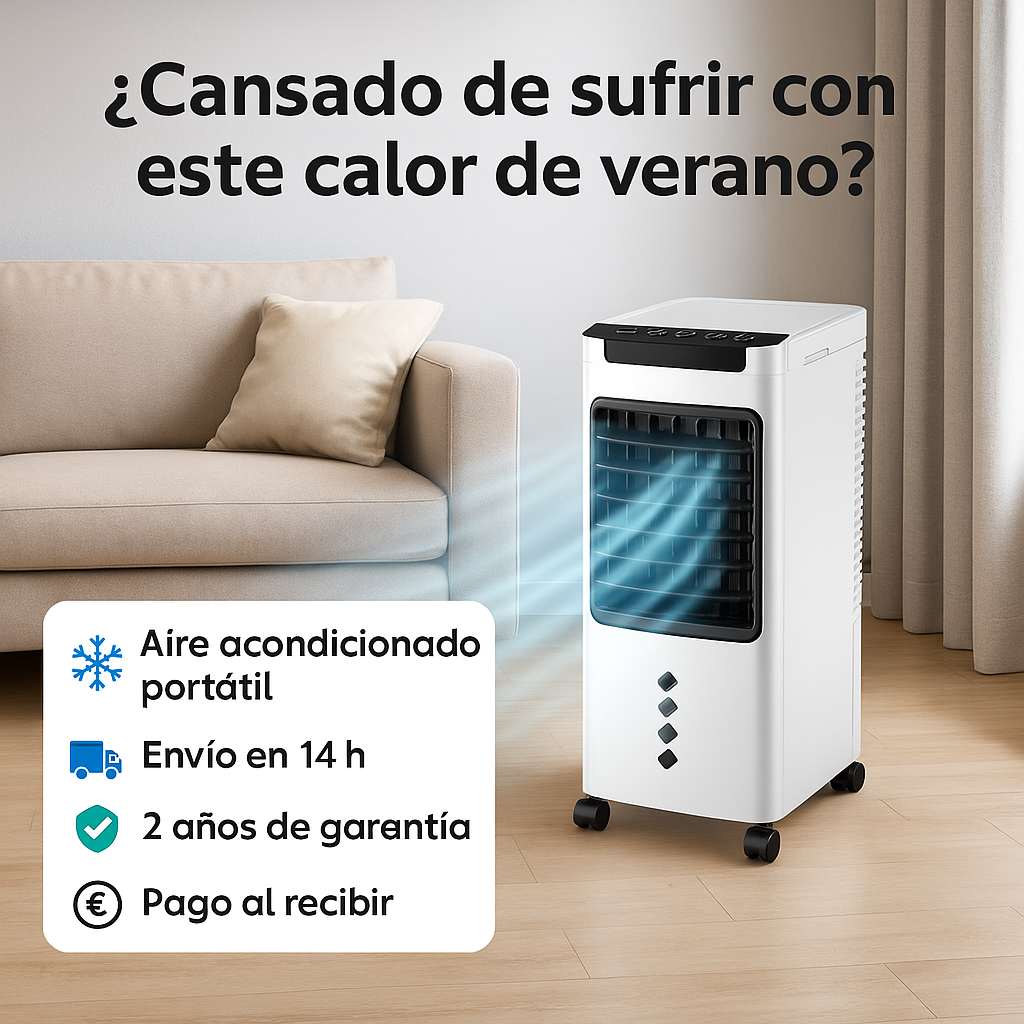 ❄️ Cold Air 3 en 1 – ¡Adiós Calor, Hola Confort! 🌬️