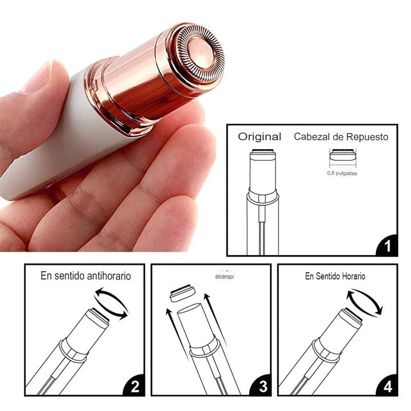 ✨Depilador Facial Portátil USB | Depilación Precisa y Sin Dolor en Cualquier Momiento🪒