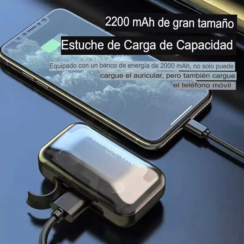 🎧Mini Auriculares Bluetooth con Pantalla | Sonido HIFI y autonomía superior 🔋🎶