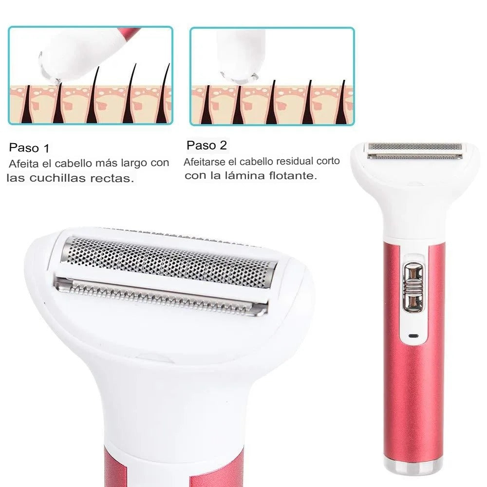 💄Kit Beauty 4 en 1 de Depilación Femenina | La Solución Completa para tus Cuidados Personales en Casa🪒