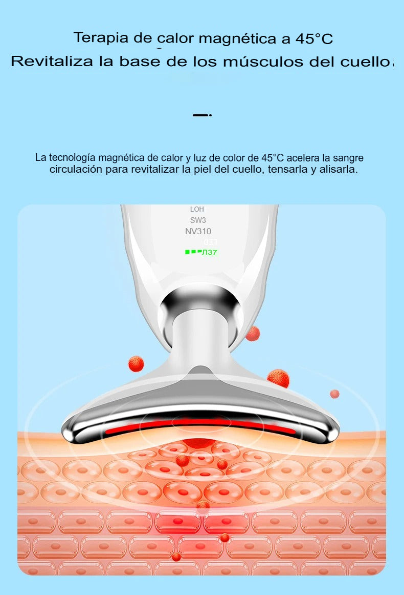 🌟 Masajeador Facial Antiedad Multifuncional – Limpieza y Revitalización para tu Piel