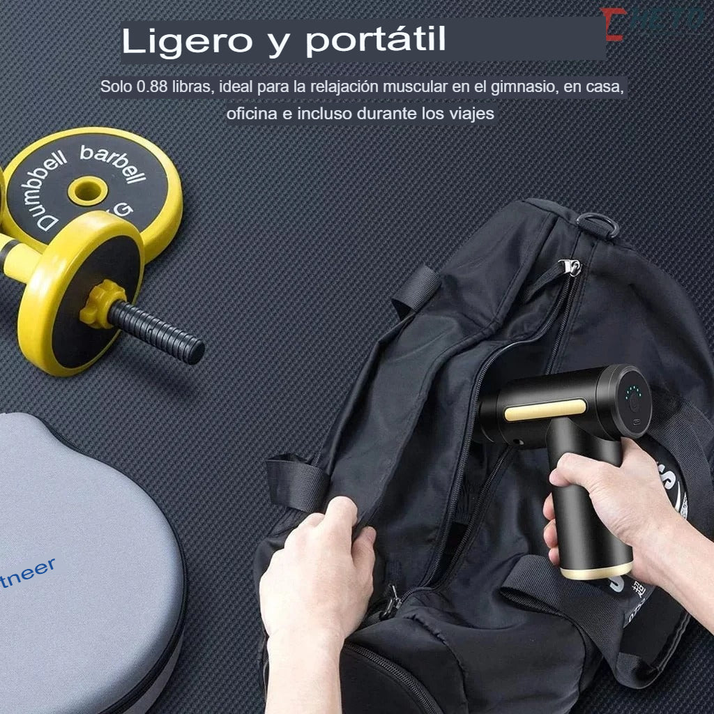💆 Pistola de Masaje Muscular de Percusión – Alivio Profundo y Relajación Total💆