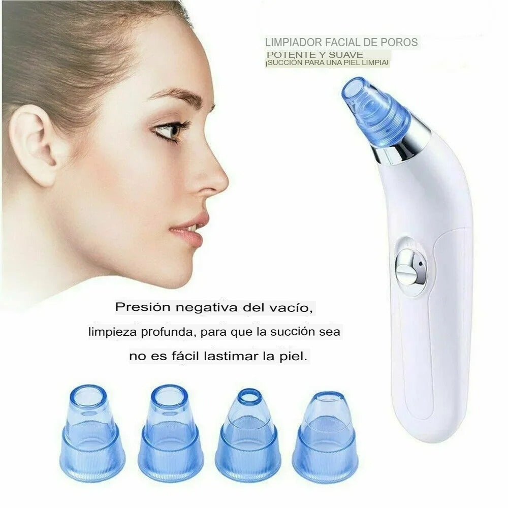 ✨ Removedor Eléctrico de Comedones por Succión a Vacío – Tu spa facial en casa ✨