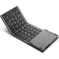 ⌨️ Teclado Plegable y Compacto Multifunción - Ideal para Viajes y Uso Diario ⌨️