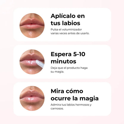 👄 Lip Gloss Voluminizador Instantáneo ¡Labios más carnosos, sensuales y brillantes en segundos! ✨💋