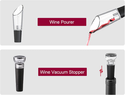 ✅ Winel™ – Sacacorchos Eléctrico 4 en 1 🍷 con Cortador y Vertedor de Vino
