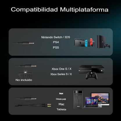 Auriculares Gaming con Micrófono - Alta calidad de sonido 🎧