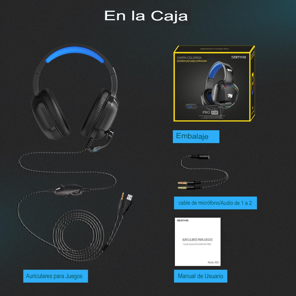 Auriculares Gaming con Micrófono - Alta calidad de sonido 🎧