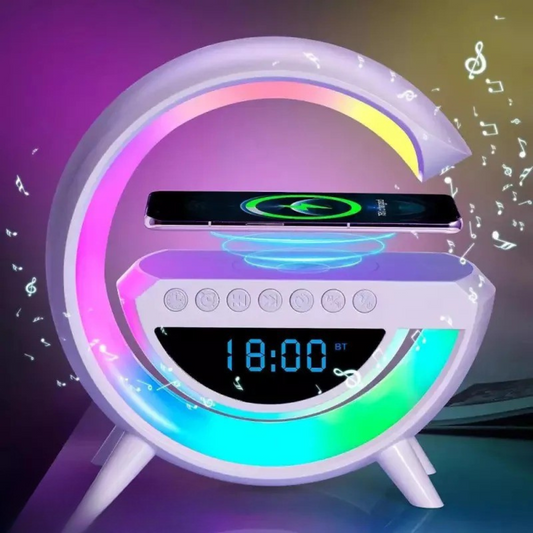 💡 Cargador Inalámbrico LED G Multifuncional 3.0: Iluminación, Carga y Música en Un Solo Dispositivo 🎶📱