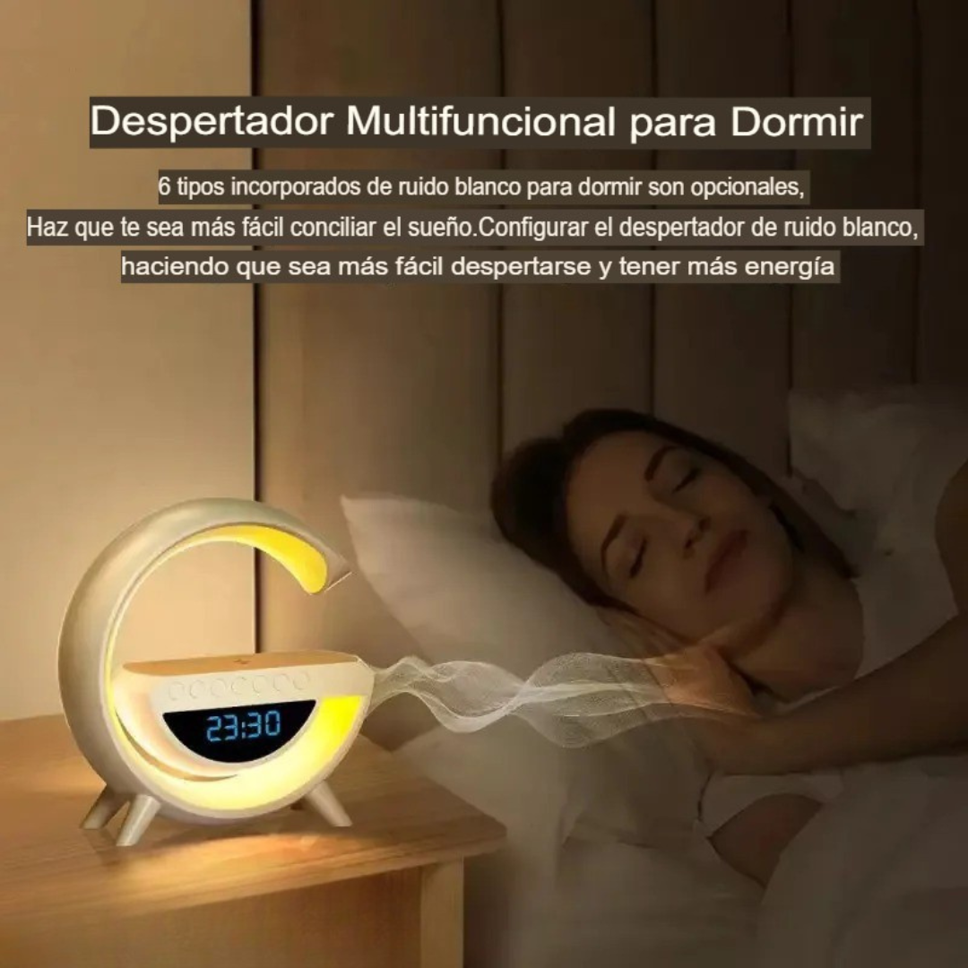💡 Cargador Inalámbrico LED G Multifuncional 3.0: Iluminación, Carga y Música en Un Solo Dispositivo 🎶📱