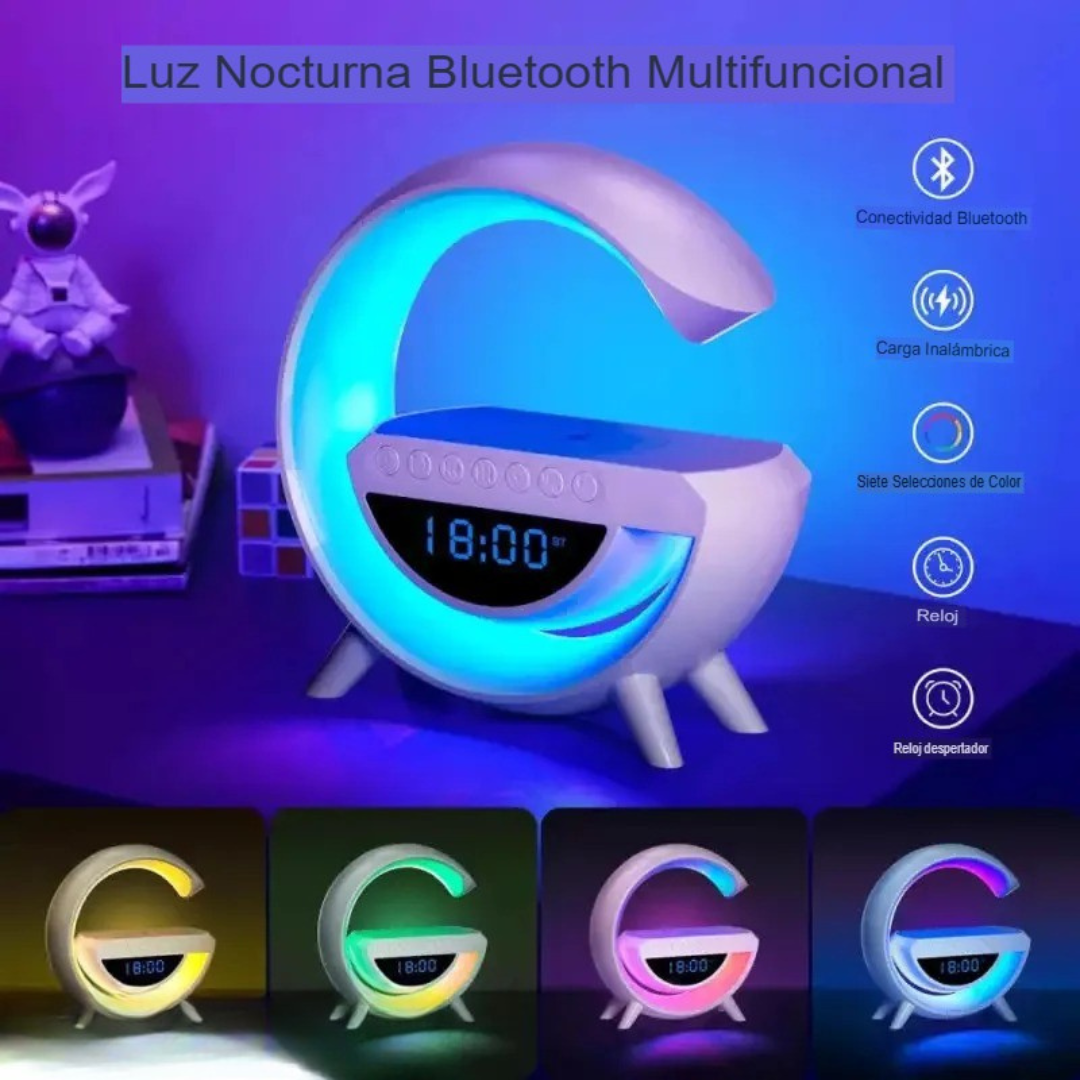 💡 Cargador Inalámbrico LED G Multifuncional 3.0: Iluminación, Carga y Música en Un Solo Dispositivo 🎶📱