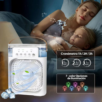 ❄️ Aire acondicionado portátil con agua y hielo 💧 – ¡enfría en segundos! ⚡️🔥