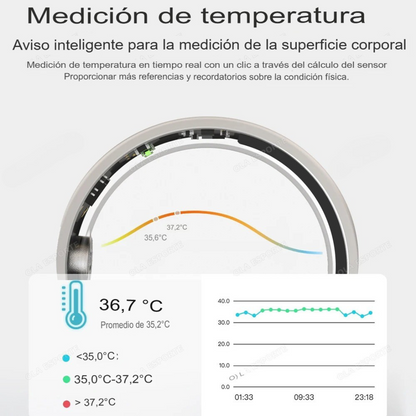 💍Anillo Inteligente con Estuche de Carga | Tecnología y Estilo en Tu Mano🧑‍💻💖