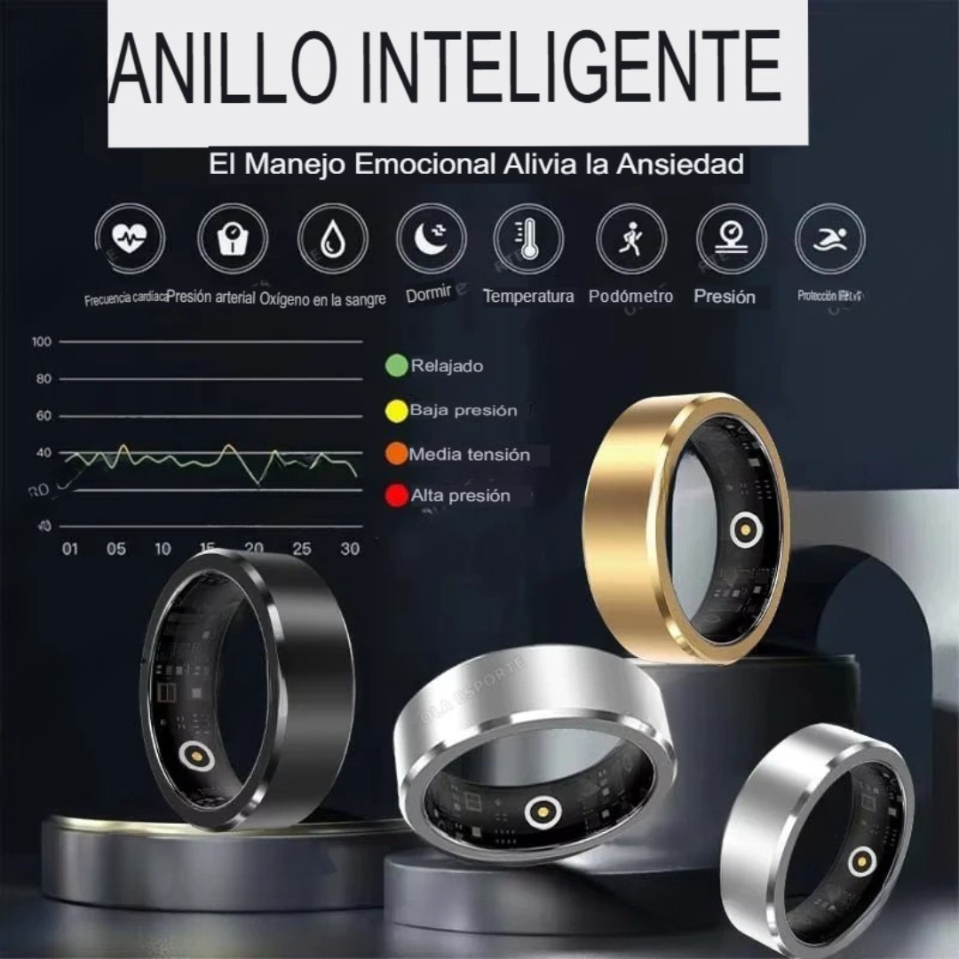 💍Anillo Inteligente con Estuche de Carga | Tecnología y Estilo en Tu Mano🧑‍💻💖