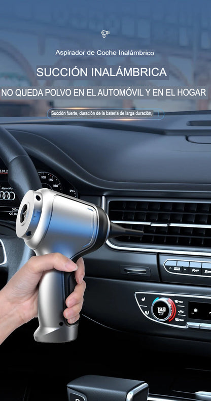 🧹Aspirador de Mano Portátil | ¡Limpieza Rápida y Eficiente en Cualquier Lugar!🚗