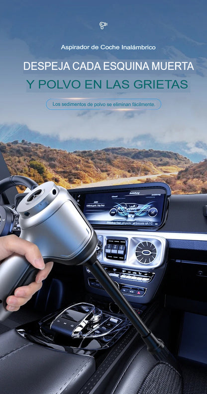 🧹Aspirador de Mano Portátil | ¡Limpieza Rápida y Eficiente en Cualquier Lugar!🚗