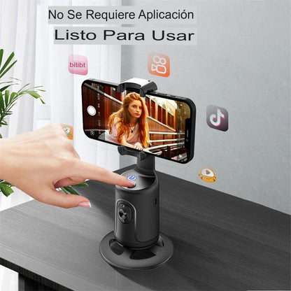 📱Soporte Selfie para Móvil con Rastreo Automático 360° | Captura tus Momentos con Inteligencia Artificial🤳
