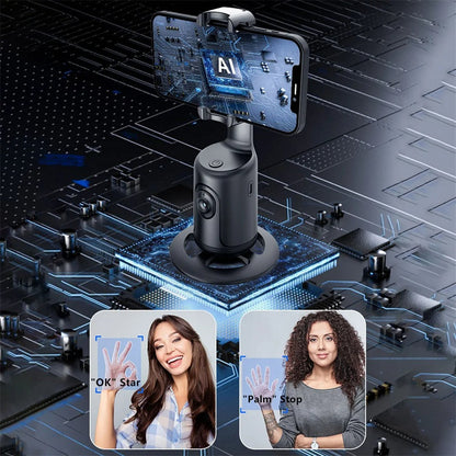 📱Soporte Selfie para Móvil con Rastreo Automático 360° | Captura tus Momentos con Inteligencia Artificial🤳