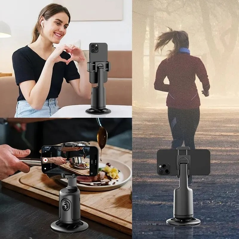 📱Soporte Selfie para Móvil con Rastreo Automático 360° | Captura tus Momentos con Inteligencia Artificial🤳