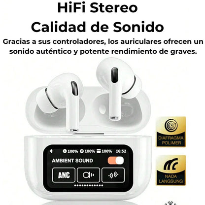 🔊 ¡AIRPODS PRO CON PANTALLA – SONIDO PREMIUM, CANCELACIÓN DE RUIDO Y 76% DE DESCUENTO + Spotify Premium Gratis! 🔥