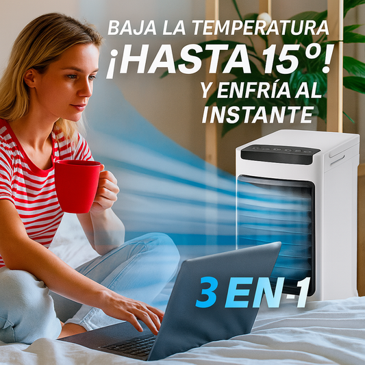 ❄️ Cold Air 3 en 1 – ¡Adiós Calor, Hola Confort! 🌬️