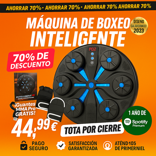 🎶 MÁQUINA DE BOXEO MUSICAL + GUANTES MMA PRO GRATIS! 🥊 + Spotify Premium Gratis