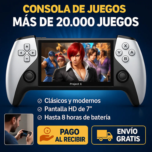 🚀 ¡20.000 Juegos en Tu Bolsillo! Consola X9 con Pantalla IPS HD y Batería de Larga Duración. -75% SOLO HOY 🔥