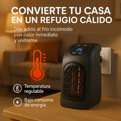 🌡️ CALEFACTOR MAX PORTATIL -60% SOLO HOY APROVECHA + Calor inmediato sin gastar de más 🔥
