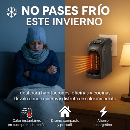 🌡️ CALEFACTOR MAX PORTATIL -60% SOLO HOY APROVECHA + Calor inmediato sin gastar de más 🔥