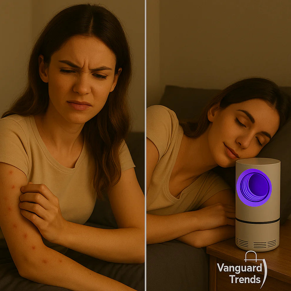 🔥 Lámpara Antimosquitos EcoLED por Succión – Potencia, Diseño Premium y Eficiencia Garantizada 🦟