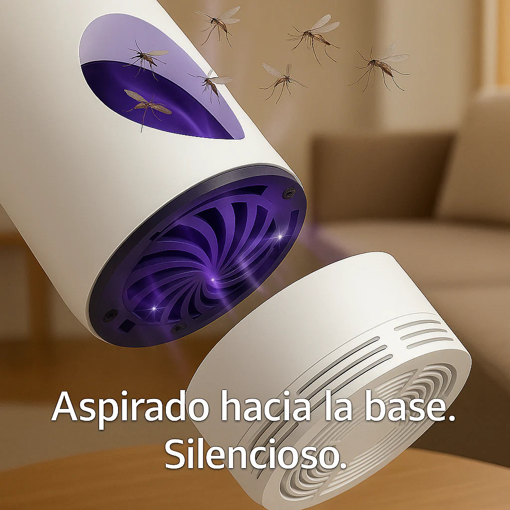 🔥 Lámpara Antimosquitos EcoLED por Succión – Potencia, Diseño Premium y Eficiencia Garantizada 🦟