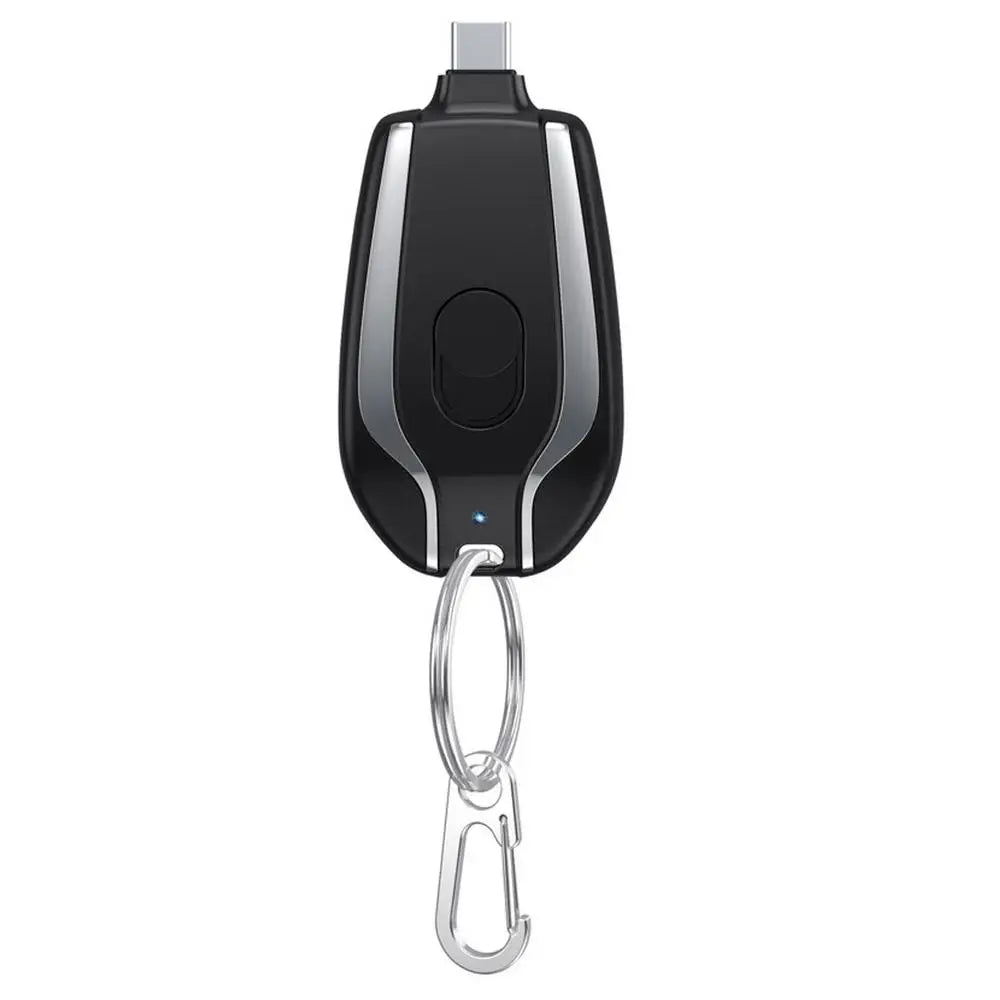 🔌Llavero Cargador Tipo C y Lightning  2220mAh | ¡Energía portátil siempre a tu alcance!⚡️