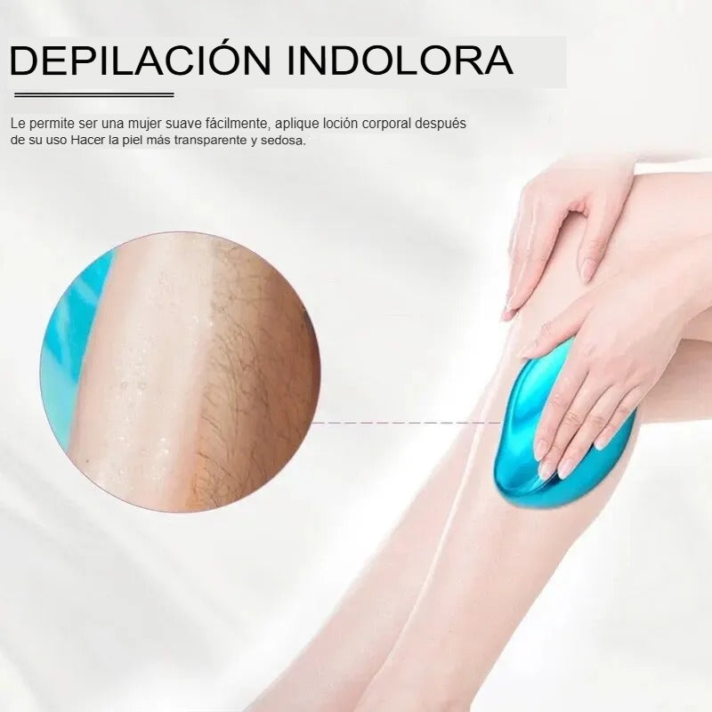 ✨Depiladora de Fricción de Cristal | ¡Piel Suave Sin Dolor!💖🪒