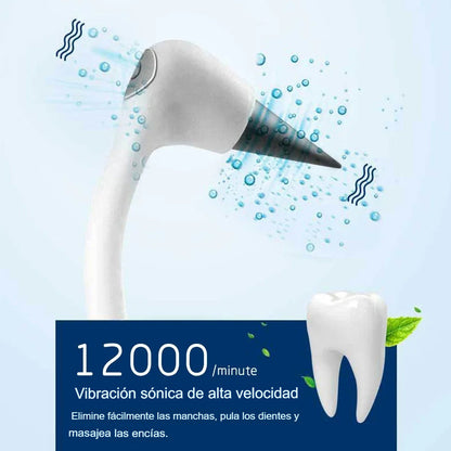 🦷Limpiador Dental Ultrasónico 5 en 1 con Luz LED | Elimina Placa, Sarro y Manchas💎