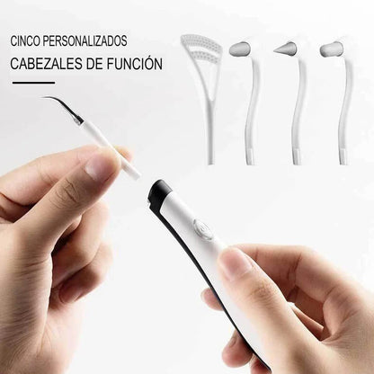 🦷Limpiador Dental Ultrasónico 5 en 1 con Luz LED | Elimina Placa, Sarro y Manchas💎