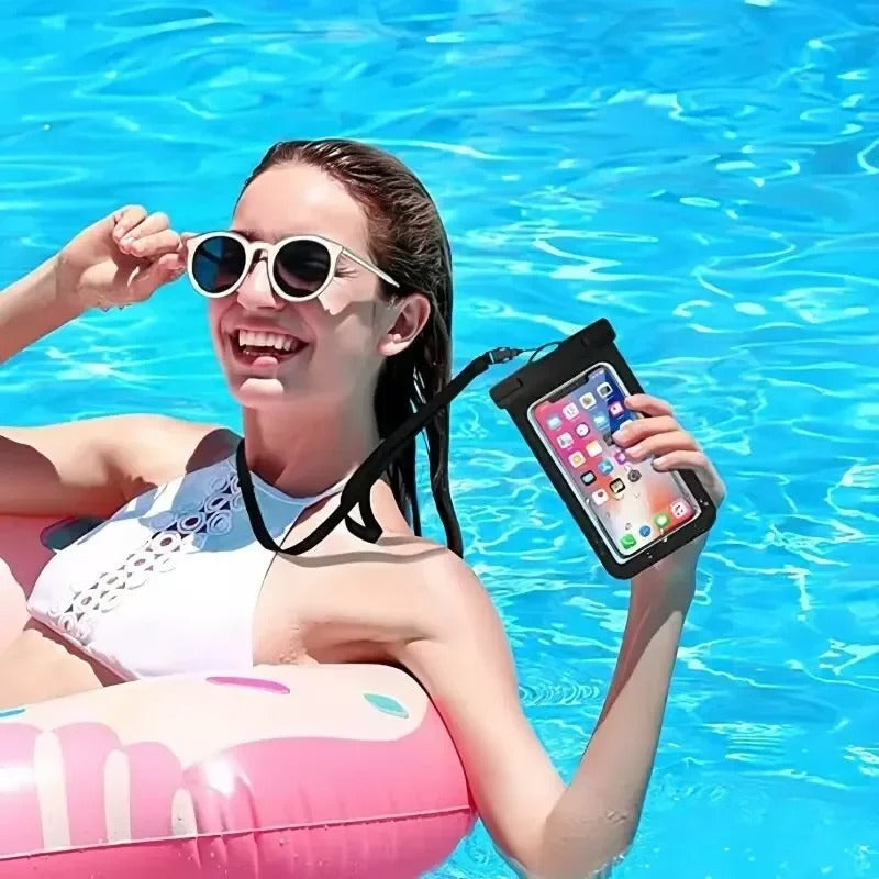 📱Funda Impermeable para Móvil | Protección Total en Playa, Piscina y Aventura🌊🏖️