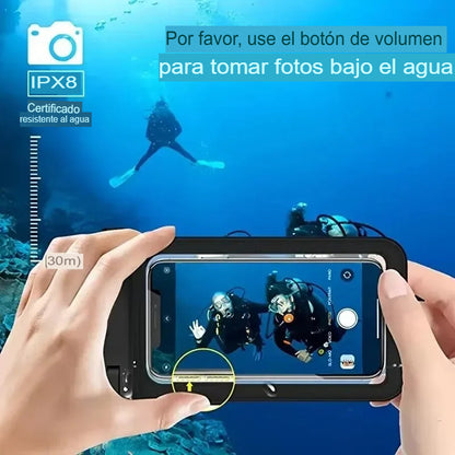 📱Funda Impermeable para Móvil | Protección Total en Playa, Piscina y Aventura🌊🏖️