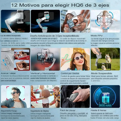 📸Gimbal para Móvil | Estabiliza tu Imágenes y Vídeos al Instante📱