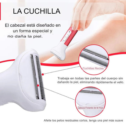 💄Kit Beauty 4 en 1 de Depilación Femenina | La Solución Completa para tus Cuidados Personales en Casa🪒