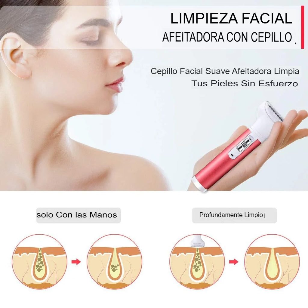 💄Kit Beauty 4 en 1 de Depilación Femenina | La Solución Completa para tus Cuidados Personales en Casa🪒