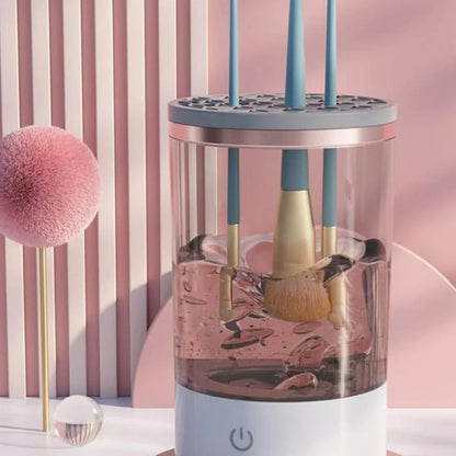🧴⚡Limpiador Automático de Pinceles de Maquillaje con Esterilización UV | ¡Deja tus pinceles limpios y listos para usar en segundos!🪄🫧