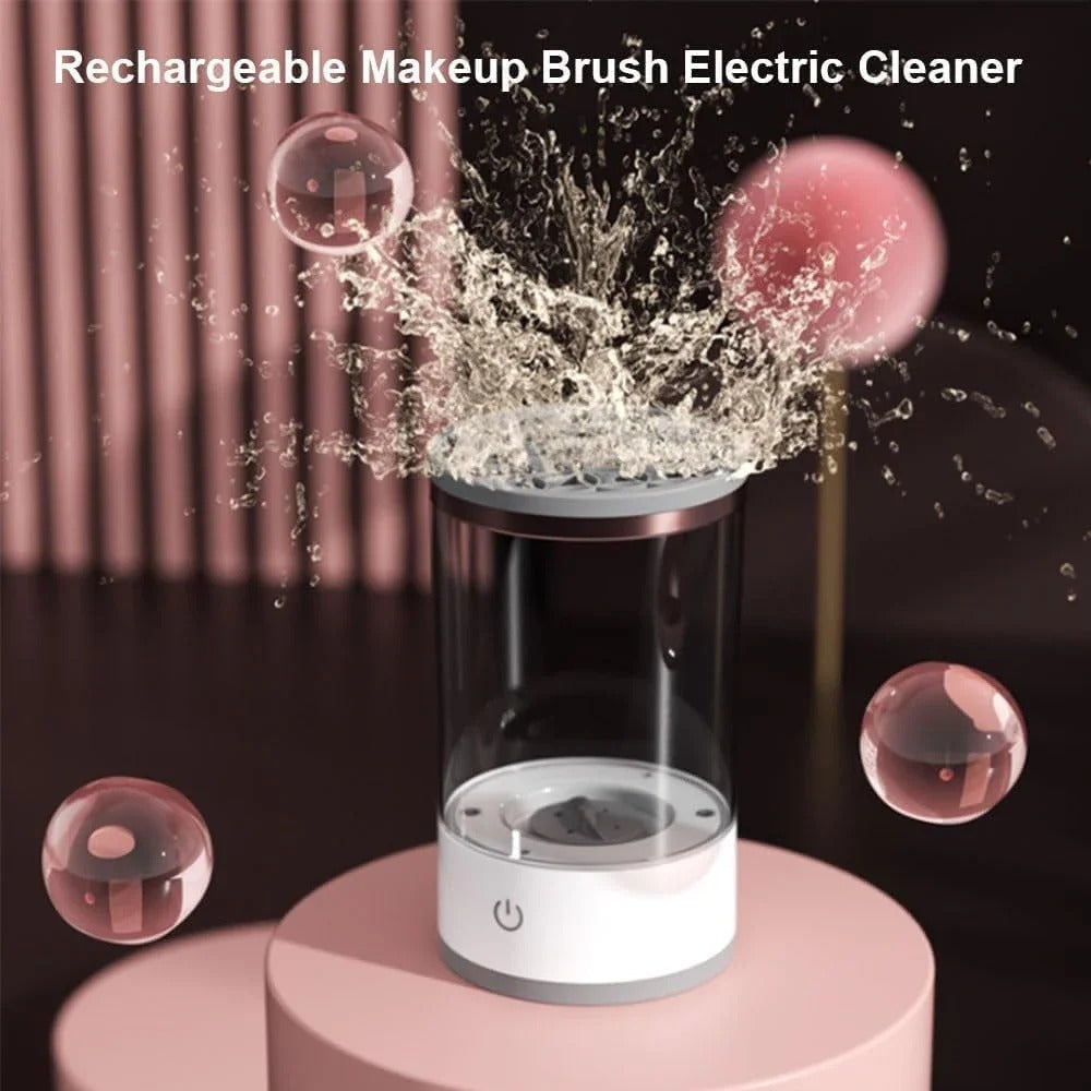 🧴⚡Limpiador Automático de Pinceles de Maquillaje con Esterilización UV | ¡Deja tus pinceles limpios y listos para usar en segundos!🪄🫧