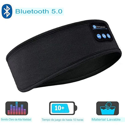 😴Máscara de Sono Bluetooth con Fones Incorporados | Bloqueio Total de Luz y Música para un Sueño Profundo🌜🛏️