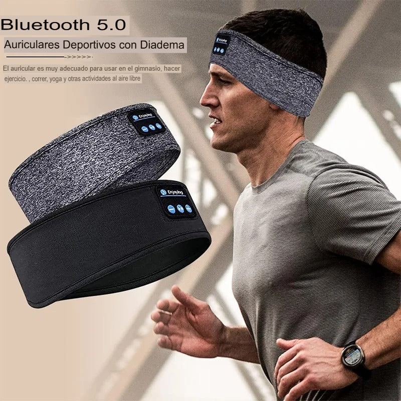 😴Máscara de Sono Bluetooth con Fones Incorporados | Bloqueio Total de Luz y Música para un Sueño Profundo🌜🛏️
