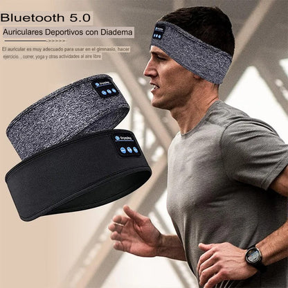 😴Máscara de Sono Bluetooth con Fones Incorporados | Bloqueio Total de Luz y Música para un Sueño Profundo🌜🛏️