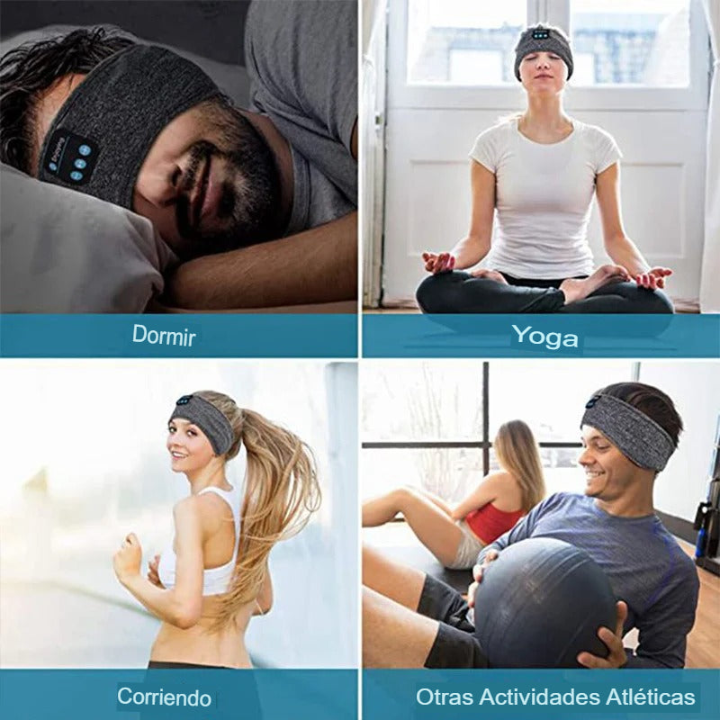 😴Máscara de Sono Bluetooth con Fones Incorporados | Bloqueio Total de Luz y Música para un Sueño Profundo🌜🛏️