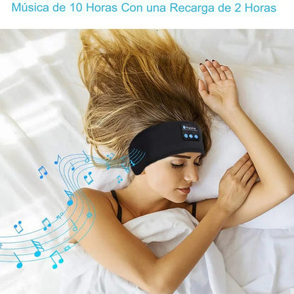 😴Máscara de Sono Bluetooth con Fones Incorporados | Bloqueio Total de Luz y Música para un Sueño Profundo🌜🛏️