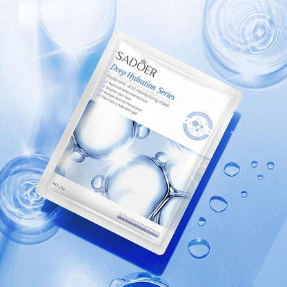 Máscara Facial con Ácido Hialurónico | Pack 4 Unidades para una Piel Hidratada y Rejuvenecida💧