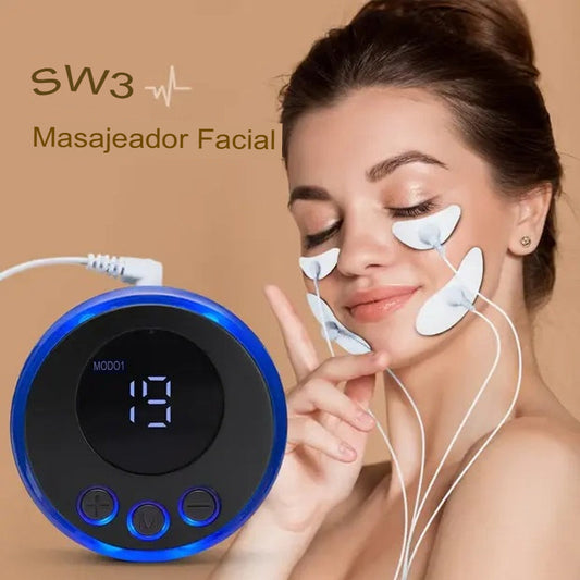 🌟 Masajeador Facial EMS | Revitaliza tu piel con tecnología avanzada 🌟